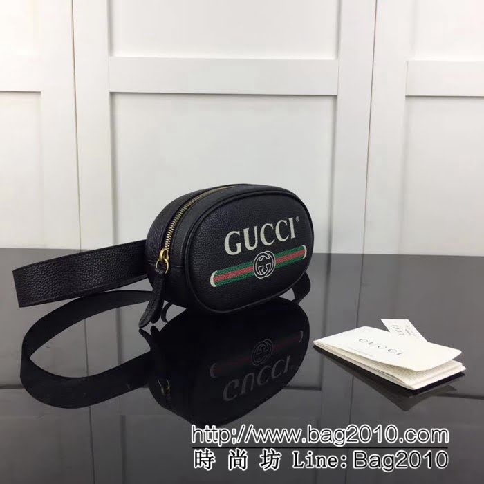 GUCCI古馳頂級原單 新款專櫃品質 實物實拍 476434印花 克色腰包 HY1106